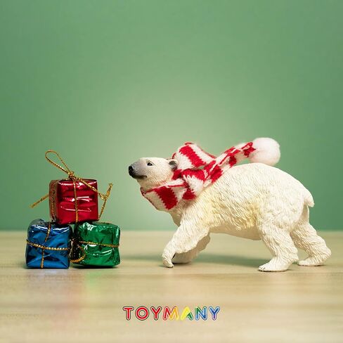 مجموعة تماثيل حصان بلاستيكية واقعية من Toymany 6 قطع مقاس 3-4 بوصات، أشكال مفصلة لألعاب الحيوانات المهرية، هدية عيد ميلاد عيد الميلاد للأطفال الصغار in Kuwait