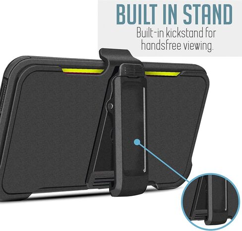 متوافق مع Customerfirst مع حافظة Samsung Galaxy A14 5G، مع حافظة بمشبك حزام شديدة التحمل ومضادة للصدمات ومسند لحماية الجسم بالكامل (أخضر مموه) in Kuwait