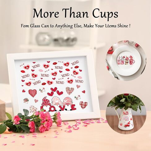 AFRITEE UV DTF Cup Wrap - 8 Sheets Brown Coffee Bean Mom UV DTF Cup Wrap Transfer Stickers, UV DTF Cup Wrap for 16 oz Mothers Day Gift, Suitable for Water Bottles, Glass Cups DIY Crafts Creative Gifts in Saudi Arabia