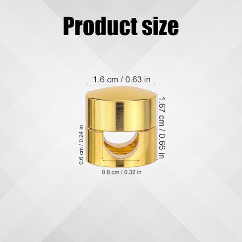 6 قطع مثبتات كابل لتنظيم المكتب، منظم أسلاك ألومنيوم قوي لقطر 0.28 بوصة أقصى قطر لكابلات إدارة الشاحن ومشابك أسلاك الكابلات المعدنية لمنضدة المكتب المنزلي (ذهبي) in Kuwait