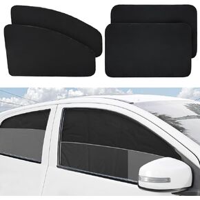 XCBYT Car Window Shades - 2 Pack Car Window Covers 99% Block Light Magnetic Car Curtains for Baby Sun Privacy Protection Keep Cool in Summer Insulate Heat and UV for Sleep Camping Breastfeeding