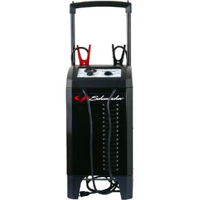 Schumacher Electric SC1633 Manual Timer-Controlled Wheeled Battery Charger and Jump Starter for Cars, SUVs, Trucks, and Boats, 200 Cranking Amps, 12 Volts, 24 Volts