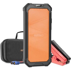 Autowit Super Capacitor Jump Starter, 12V Batteryless Jump Starter, 8.0 Gas&4.0 Diesel Car Jump Starter, Portable Jump Starter for Car Battery, Bulit-in Supercapacitor, No Need Pre-Charge