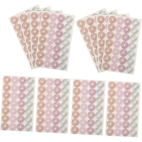 STOBOK 16 Sheets Tag Hole Reinforcement Labels Binder Ring Sticker Reinforcements for Hole-Punched Pages Paper