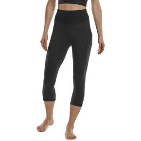 CEP Ski Merino 3/4 Base Tights, Black, Women, S