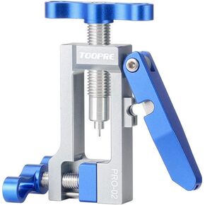 Oil e Pushing Device Emergency for Bicycle Placement Tools sy Install Multifunction Practical Bike ing Cutter Repair T Heads Compact Home Needle Installation(Aluminum Alloy)