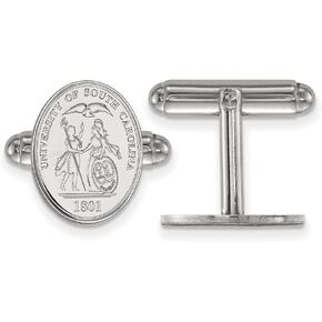 South Carolina Crest Cufflinks (Sterling Silver)