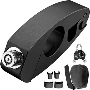 Motorcycle Handlebar Lock,EYPINS Motorcycle Throttle Lock Heavy Duty,Anti Theft Grip-Lock,Clutch Front Brake Lock for Dirt Bike Scooter Motorbike ATV Moped
