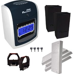 Acroprint ATR480 Totalizing Time Clock Bundle