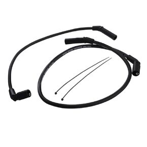 10mm Black Spark Plug Wires Compatible with Harley H-D FLT FLHT FLHR FLTR 2009-2015