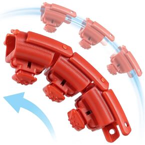 3 Extra Links for Teal Elite Weighted Hula Hoop Red, Extension Knots for Fitness Hoop - Plus Size Accessories for Adults Weight Loss in Kuwait