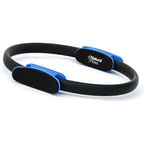 الدائرة السحرية للبيلاتس الطبيعية | حلقة بيلاتيس 14 بوصة لتمرين الفخذ الداخلي والخارجي للنساء | دائرة مع قبضة مزدوجة | حلقة اللياقة البدنية وأرضية الحوض لممارسة التمارين in Kuwait