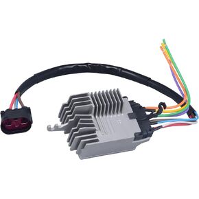 Radiator Fan Control Module Compatible with Audi A4 only A4(B6)2003-2005;A4(B7)2005-2008;A4 (8E)2000-2004;A4(8H)2002-2005 Replace OE 8E0959501AG 8E0959501AB 860959501B