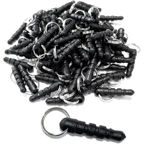 150 Pieces Anti Dust Plugs Cell Phone Charm 3.5 mm Anti-Dust Earphone Cap DIY Dust Proof Headphone Jack Covers Dust Protector with Hole and Ring Compatible with iPhone/iPad/Samsung/HTC Smartphone