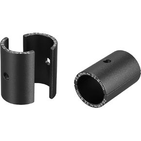 X AUTOHAUX 2 Pair Bike Handlebar Shim 25.4 to 31.8mm Shim Bicycle Handlebar Stem Shim Adapter Size Reducer Sleeve Spacers Clamp Fixed Gear for MTB Road Cycling Aluminum Alloy