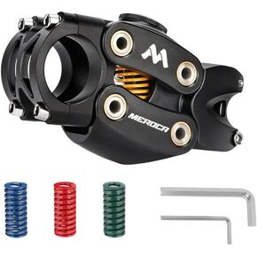 ShockStop Suspension Stem for Bicycles, Shock-Absorbing Bike Handlebar Stem for Road, Gravel, Hybrid, and E-Bikes 7 Degrees 90mm Shock Absorber stem