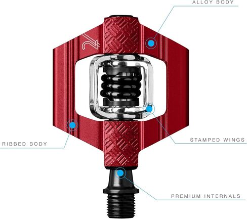 Crankbrothers Candy Clip-In MTB Bike Pedal - Gravel/XC/Trail Lightweight Bicycle Pedal, 4 Sided Entry, Customizable Float, Premium Bearings in Saudi Arabia