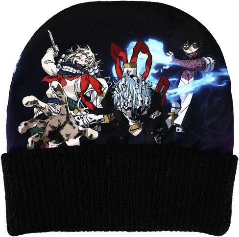 League of Villains Knit Cuff Beanie Black in Saudi Arabia