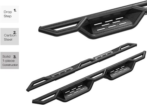 ألواح جانبية للركض من الفولاذ المقاوم للصدأ APS متوافقة مع Ram 1500 2009-2018 Crew Cab & Ram 2500 3500 2010-2024 in Saudi Arabia