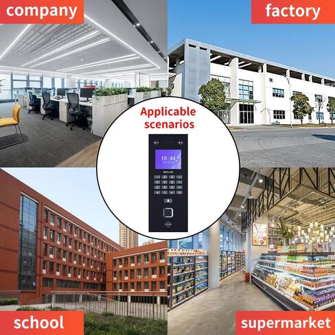 ساعة WEELIAO الديناميكية لوقت الوجه للموظفين والشركات الصغيرة مع مسح الوجه + راحة اليد + بصمة الإصبع + البطاقة + جهاز حضور كلمة المرور مع تقرير حضور الجيل التلقائي in Kuwait