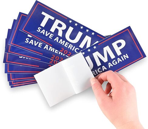10 قطع من ملصقات دونالد ترامب 2024 Save America Again مقاس 9 بوصة × 3 بوصة للسيارة والمنزل والنوافذ والكمبيوتر المحمول in Kuwait