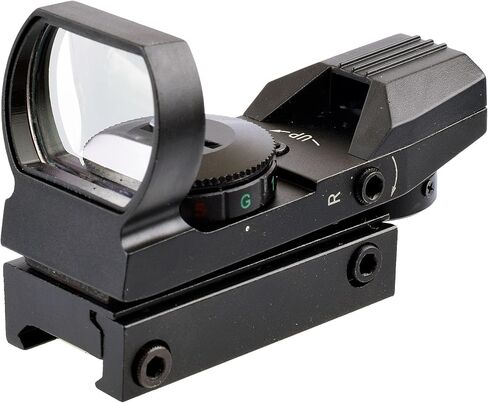 2MOA جهاز رؤية بنقطة حمراء وخضراء مع بصريات رؤية منعكسة 4 نمط شبكاني أسود in Kuwait