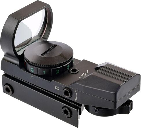 2MOA جهاز رؤية بنقطة حمراء وخضراء مع بصريات رؤية منعكسة 4 نمط شبكاني أسود in Kuwait