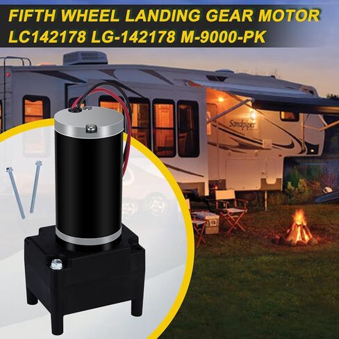 محرك ترس الهبوط للعجلة الخامسة RV LG-142178 متوافق مع محرك تروس الهبوط Lippert Venture Stromberg Carlson & Atwood، M-9000-PK Venture RV، سعة 5500 رطل، 142178 محرك ترس الهبوط in Kuwait