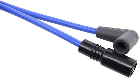 XtremeAmazing Blue 10.4mm Spark Plug Wires Set Compatible with Harley Davidson Big Twin FXD Dyna Softail in Saudi Arabia