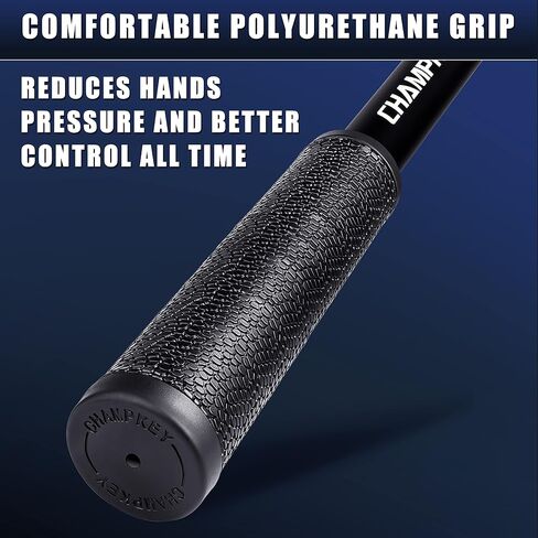 CHMAPKEY 15Ft / 18Ft Two-Sided Golf Ball Retriever Pro Version - Black Coating Aluminum Alloy Telescopic Golf Ball Picker with Comfortable Polyurethane Hand Grip in Saudi Arabia
