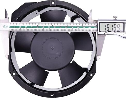 WQSING AC Axial Cooling Fan 4WT42A Compatible with Dayton 5-7/8" W 6-3/4" H 115V 239CFM 0.23/0.22A 27W in Kuwait