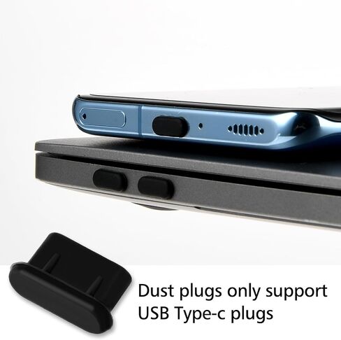 Type C Port Dust Plugs, 6Pcs USB C Silicone Dust Covers Dust Cover Caps Phone Type-C Anti Dust Charging Port Plug Dust Protectors Compatible with Laptop Smartphones(B) in Saudi Arabia