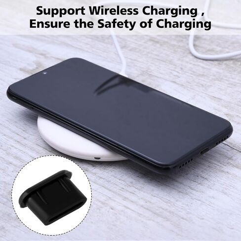 Type C Port Dust Plugs, 6Pcs USB C Silicone Dust Covers Dust Cover Caps Phone Type-C Anti Dust Charging Port Plug Dust Protectors Compatible with Laptop Smartphones(B) in Saudi Arabia