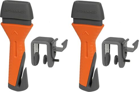 Lifehammer Safety Hammer Evolution - Automatic Emergency Escape and Rescue Hammer with Seatbelt Cutter - 2 Pack in Saudi Arabia
