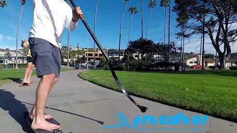 BraapStik 2.0 Land Paddle (Performance Land Paddle Longboard/Skateboad Push stik Core Fitness) Longboarding/Skateboarding/Fitness/Balance/Crossfit/sup on Land in Saudi Arabia