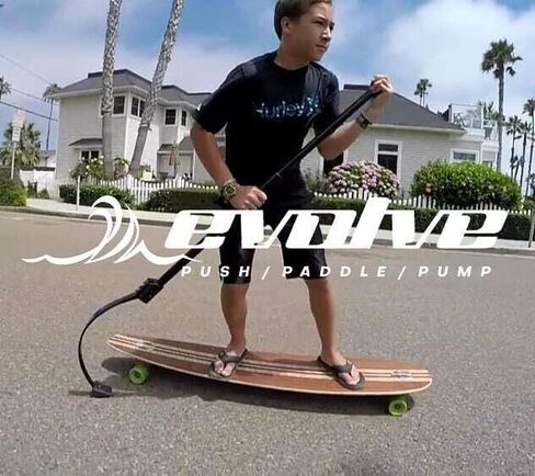 BraapStik 2.0 Land Paddle (Performance Land Paddle Longboard/Skateboad Push stik Core Fitness) Longboarding/Skateboarding/Fitness/Balance/Crossfit/sup on Land in Saudi Arabia