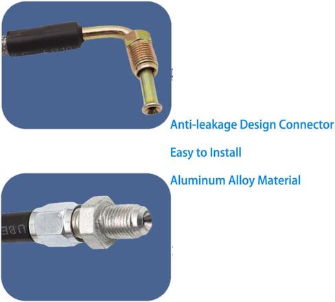 65 بوصة الفولاذ المقاوم للصدأ مضفر مخلب ماستر إلى الرقيق اسطوانة خط PTFE خرطوم صالح لتويوتا بيك اب 4x4 لاند كروزر in Kuwait