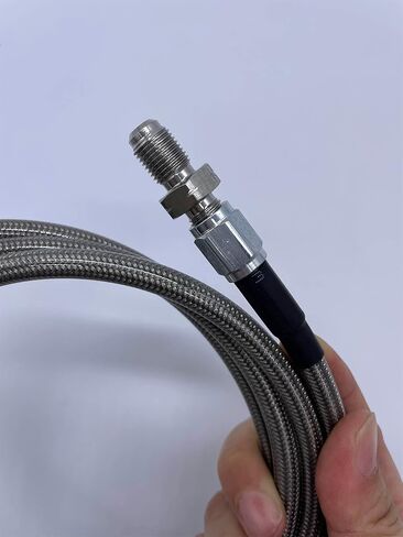 65 بوصة الفولاذ المقاوم للصدأ مضفر مخلب ماستر إلى الرقيق اسطوانة خط PTFE خرطوم صالح لتويوتا بيك اب 4x4 لاند كروزر in Kuwait