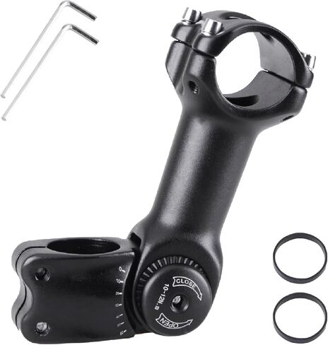 YAPJEB 24.5 31.8 Handlebar Stem Riser 35 60 Degree Bike Stem 70mm 80mm 90mm 110mm 120mm 130mm Bicycle Stem MTB Stem for Mountain Bike Road Bike BMX MTB in Saudi Arabia