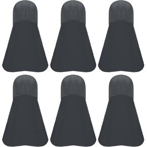 PATIKIL Hard Hat Sun Shade, 6 Pack Sun Protection Neck Shade Cooling Skull Cap Fishing Hats Neck Protector for Hiking Riding Outdoor, Dark Gray