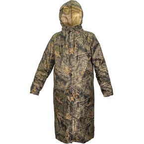 LOOGU Rain Jacket with Hood, Lightweight Long Raincoat, Camo Rain Poncho Waterproof for Men