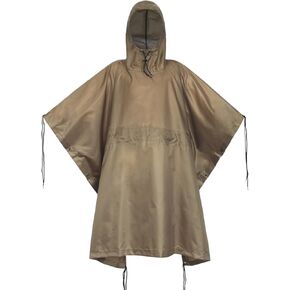 WINWAY Military Rain Poncho Camouflage Poncho Waterproof Lightweight Raincoat for Outdoor Hunting Hiking Camping