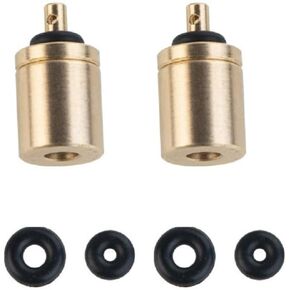 Outdoor Gas Refill Adapter Tips Inflation Valve Nozzle Connector for Refilling Butane Tank Canister Bottle Stove When Camping Hiking Picnic 2 PCS