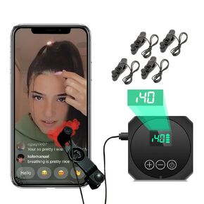 Auto Clicker for iPhone iPad, Phone Screen Device Speed Clicker for Android IOS, Suitable for Games, Live Broadcasts, Reward Tasks（1 Second Fastest 60 Times）