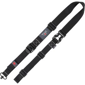 Allen Company Tac-Six™ Citadel Connect Double Point Firearm Sling, QD Swivel & Ladder Buckle, Black