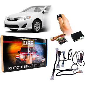 MPC Complete Remote Activated Remote Start Kit Compatible with Toyota Camry 2012-2014 - with T-Harness - Firmware Preloaded