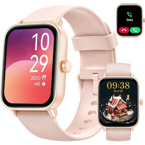 WNH Smart Watch for Women Men, Alexa Built-in,1.8'' Large Display with Clear Bluetooth Calls, 24/7 Health Monitoring, Fitness Tracking, Waterproof Fitness Tracker Watch for Android iOS