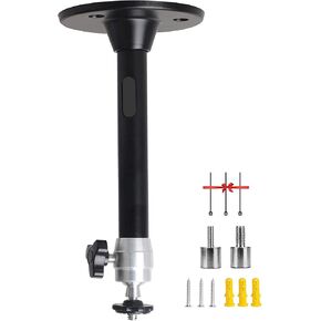 Mini Projector Mount, Projector Ceiling Mount 360° Rotatable Projector Wall Mount Length 7 in /18cm Compatible with Dr.j Dbpower Jinhoo Anker TMY Projector Mount Camera DVR Office Home Theater