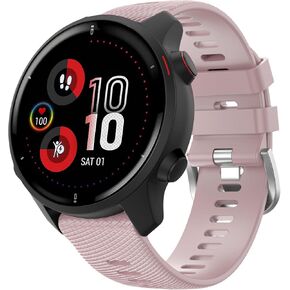 Compatible with Garmin Vivoactive 3 Watch Bands,20mm Quick Release Silicone Strap for Venu 2 Plus/Venu Sq/Galaxy Active 2/Forerunner 245/645 Music/Vivomove HR Smartwatch