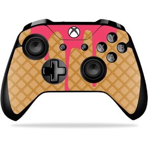 MightySkins Skin Compatible with Xbox One X Controller - Ice Cream Cone | Protective, Durable, and Unique Vinyl Decal wrap Cover | Easy to Apply, Remove, and Change Styles | Made in The USA
